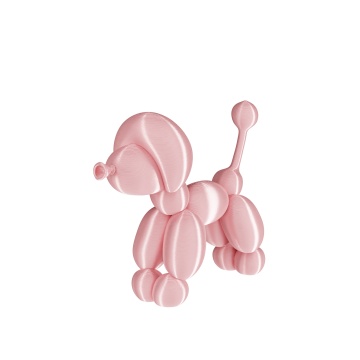 Catel din baloane din filament Polymaker Panchroma PLA Silk Quartz Pink 1kg - Filamente3D.ro