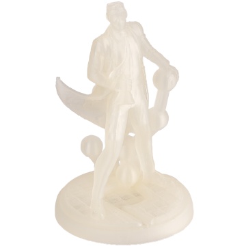 Statueta Polyman printata din filament Polymaker Panchroma PLA Translucent Natural 1kg - Filamente3D.ro