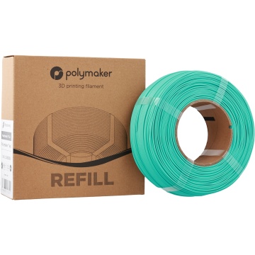 Ambalaj si rezerva de filament Polymaker Refill Panchroma PLA Polymaker Teal 1kg - Filamente3D.ro