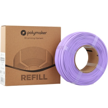 Cutie si rezerva de filament 1.75 mm Polymaker Refill Panchroma PLA Matte Lavender Purple (violet) 1kg - Filamente3D.ro