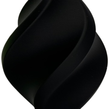 Vaza printat din filament PLA Plus Negru de la Professional Lab - 1.75mm / 1kg