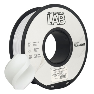 Rola si vaza printata din filament 1.75 mm Professional Lab PLA Meta Alb 1kg - cu logo
