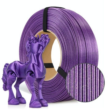 Rezerva de filament, macro si cal printat din filament Rosa3D Refill PLA Galaxy Violet 1kg - Filamente3D.ro