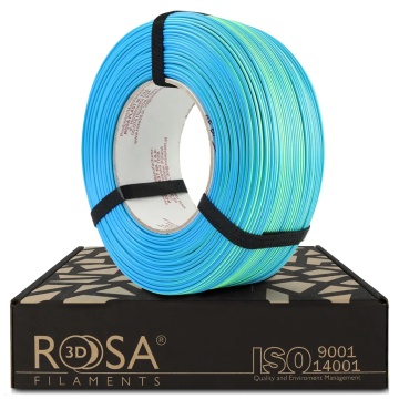 Rezerva de filament Rosa3D ReFill PLA Magic Neon Blue Lagoon 1kg - Filamente3D.ro