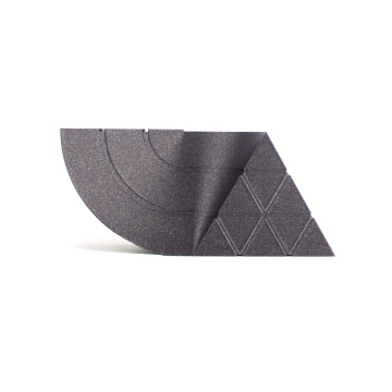 Mostra printata din filament 1.75 mm SmartFil PLA Glitter Black (negru) 1kg - Filamente3D.ro