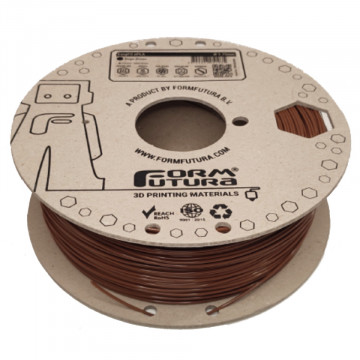 Rola reala filament 1.75mm FormFutura EasyFil ePLA Beige Brown 1kg - Filamente3D.ro