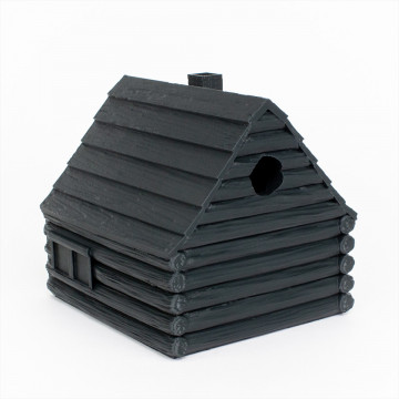 Miniatura casuta printata 3D din filament 1.75mm FormFutura ReForm rApollo - Charcoal Grey (gri) 1kg - Filamente3D.ro