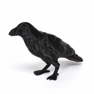 Pasare printata 3D din filament 1.75mm FormFutura ReForm rPLA Black (negru) 1kg - Filamente3D.ro