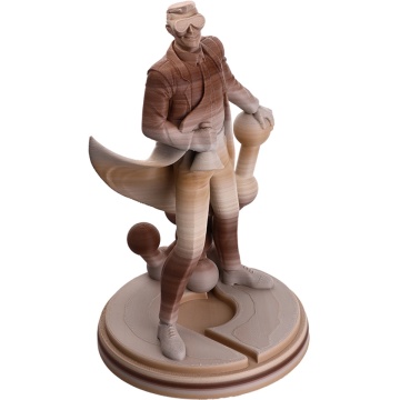 Om de stiinta Polymaker - Polyman printat din filament Polymaker Panchroma PLA Matte Gradient Cappuccino 1kg - Filamente3D.ro