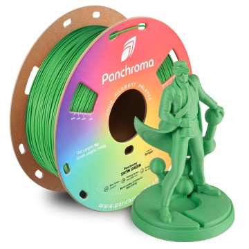 Rola si statueta Polyman printat din filament Polymaker Panchroma Satin Green 1kg - Filamente3D.ro