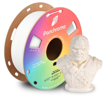 Rola si statueta printata din filament Polymaker Panchroma Satin White 1kg - Filamente3D.ro