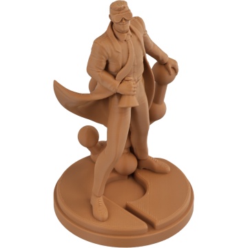 Statueta printata din filament 1.75mm Polymaker PLA Pro - High Speed Tough PLA Army Beige (maro) 1kg