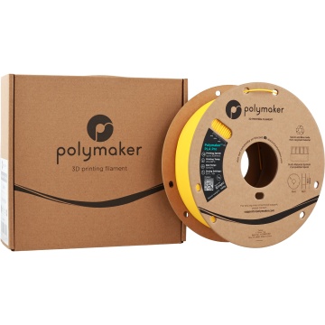 Cutie si rola de filament 1.75mm Polymaker PLA Pro - High Speed Tough PLA Yellow (galben) 1kg