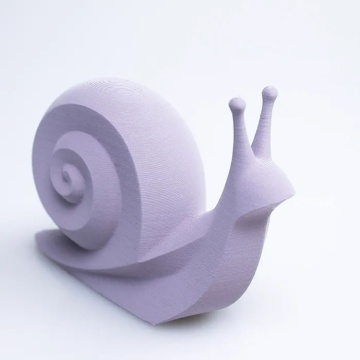 Melc printat din filament ColorFabb Vibers PLA Pastel Purple 750g - Filamente3D.ro