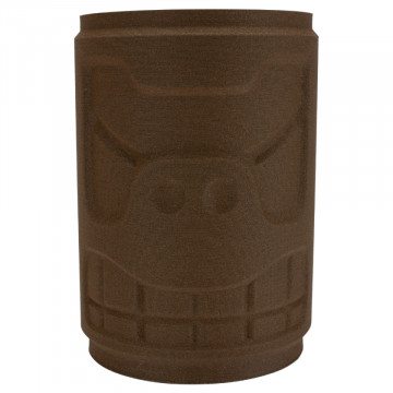 Vaza printata 3D din filament FormFutura EasyWood - Coconut (cocos) 500g - Filamente3D.ro