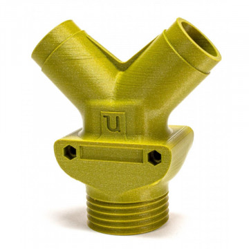 Conector printat 3D din filament FormFutura Galaxy PLA - Calisto Yellow (verde) 750g - Filamente3D.ro