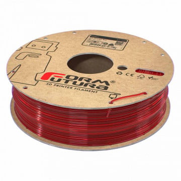 Filament FormFutura HDglass - See Through Red (rosu transparent) 750g