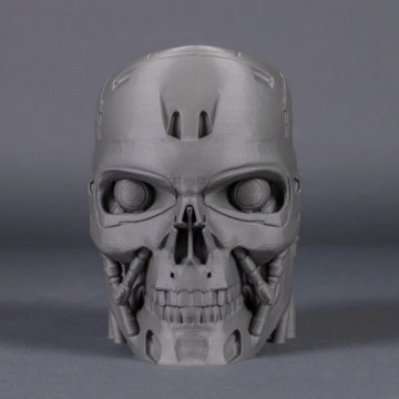 Craniu printat 3D din filament FormFutura Matt PLA - Aircraft Grey Camouflage (gri) 750g - Filamnete3D.ro