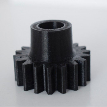 Piesa dintata printata din filament INNOVATEFIL TPU Hardness+ True Black (negru) 750g - Filamente3D.ro