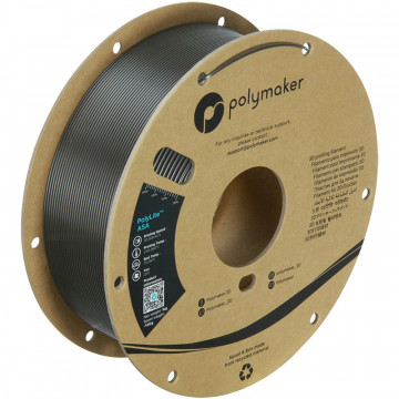 Vedere axonometrica rola de filament Polymaker PolyLite ASA Dark Gray Green 1kg - Filamente3D.ro