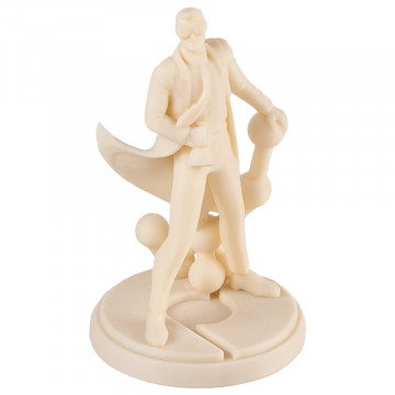 Statueta Polyman printata din filament Polymaker PolyLite ASA Natural 1kg - Filamente3D.ro