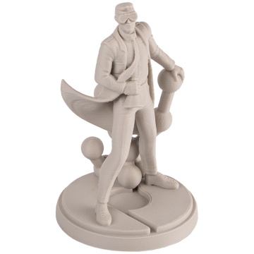 Omul de stiinta Polymaker printat in filamentul Panchroma Matte PLA Muted White - Filamente3D.ro