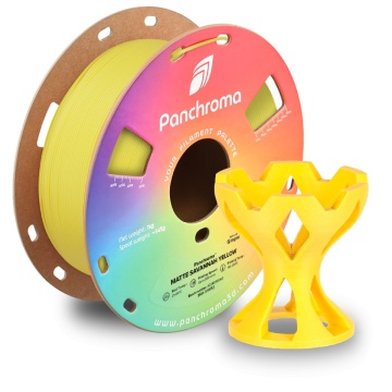 Bol printat 3D din filament Polymaker Panchroma PLA Matte Savannah Yellow (galben)1kg si rola - Filamente3D.ro