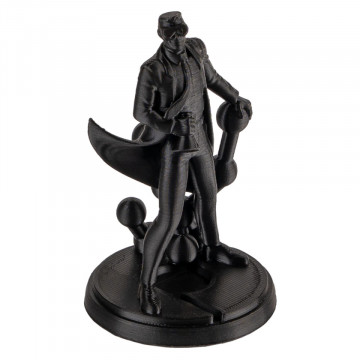 Statueta Polyman printata 3D din filament Polymaker PC-ABS Black (negru)1kg - Filamente3D.ro