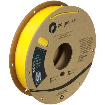 Filament Polymaker PolyFlex TPU-95A Yellow (galben) 750g