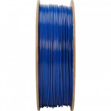 Vedere laterala rola filament Polymaker PolyLite PETG Blue (albastru) 1kg - Filamente3D.ro
