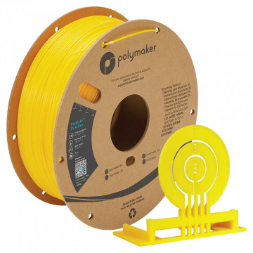 Piesa printata 3D din filament Polymaker PolyLite PLA PRO Yellow (galben)1kg si rola - Filamente3D.ro