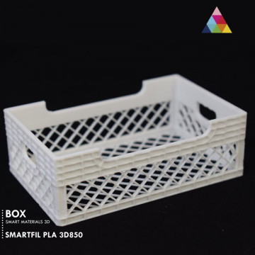 Detaliu ladita printata din filament SmartFil PLA 3D850 Ivory White (alb) 750g - Filamente3D.ro