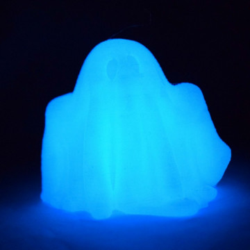 Fantoma in intuneric printata 3D din filament SmartFil PLA Blue Glow (albastru fosforescent) 750g - Filamente3D.ro