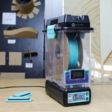 PolyDryer - Statie de uscare si cutie de depozitare amplasata pe birou - Filamente3D.ro