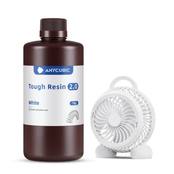 Rasina Anycubic Tough Resin 2.0 White (alb) - 1kg