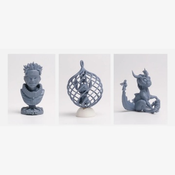Miniaturi printate din rasina eSun eResin PLA Pro Grey 1kg - Filamente3D.ro