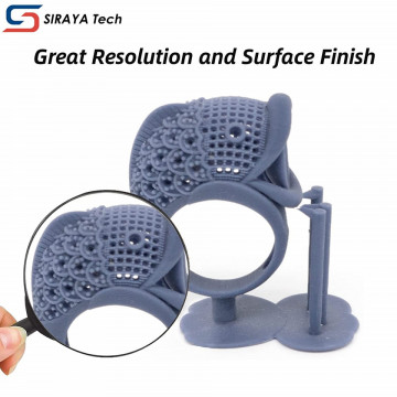 Detaliu miniatura printata din rasina SIRAYA TECH Fast ABS-Like - Navy Grey (gri) 1kg - Filamente3D.ro