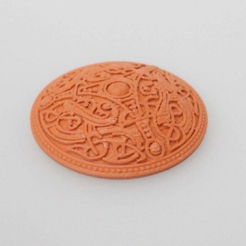 Piesa de decor printata din rezerva de filament 1.75 mm FormFutura StoneFil - Terracotta (caramida) 1kg - Filamente3D.ro