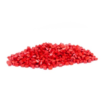 Mostra de culoare agent de colorare peleti FormFutura - culoare Traffic Red - Filamente3D.ro