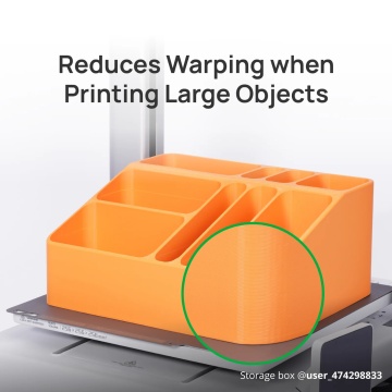 Reducerea warping-ului - platforma Bambu Lab X1/P1/A1 Series Cool Plate Supertack - Filamente3D.ro