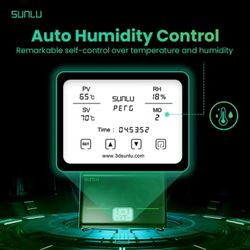 Controlul umiditatii - dispozitiv de uscare si depozitare filamente Sunlu FilaDryer S4 - Filamente3D.ro