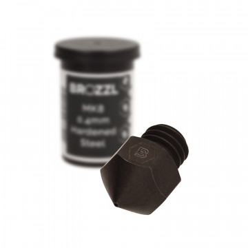Duza Brozzl MK8 hardened ambalaj - diametru duza 0.6 mm - diametru filament 1.75 mm - Filamente3D.ro