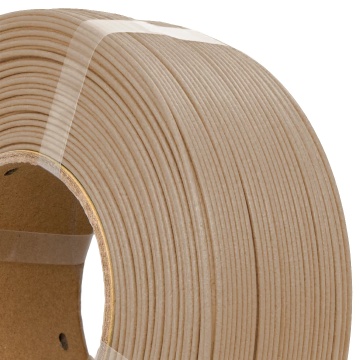 Detaliu rezerva de filament AzureFilm ReFill LumberLay Bamboo - Filamente3D.ro