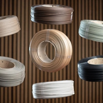 Role plutind filament AzureFilm ReFill LumberLay Grey Oak si alte culori - Filamente3D.ro