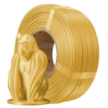 Filament 1.75 mm AzureFilm ReFill PLA Champagne Gold (auriu) 1kg