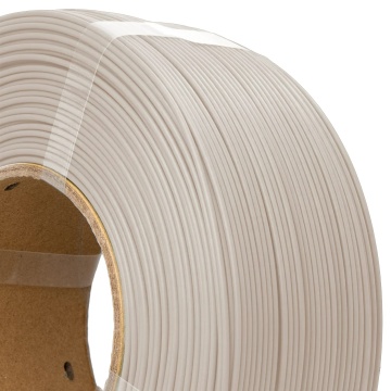 Detaliu rola de filament 1.75 mm AzureFilm ReFill PLA Matte HS Off-White (alb) 1kg - Filamente3D.ro