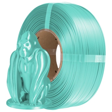 Filament 1.75 mm AzureFilm ReFill PLA Silk Turquoise Blue (turcoaz) 1kg