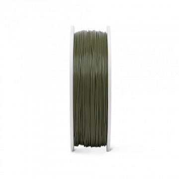 Lateral rola de filament Fiberlogy Impact PLA Olive Green 850g - Filamente3D.ro
