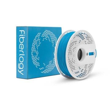 Ambalaj si rola de filament Fiberlogy Matte PET-G Blue 850g - Filamente3D.ro