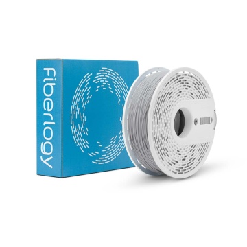 Ambalaj si rola de filament Fiberlogy Matte PET-G Gray 850g - Filamente3D.ro